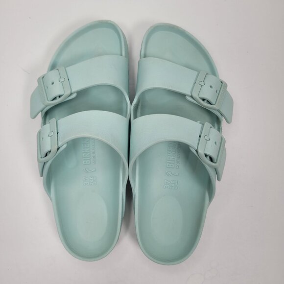 Birkenstock Women's Arizona Essentials EVA Light Blue Sandals US Size 6 EU 37 - Picture 5 of 8